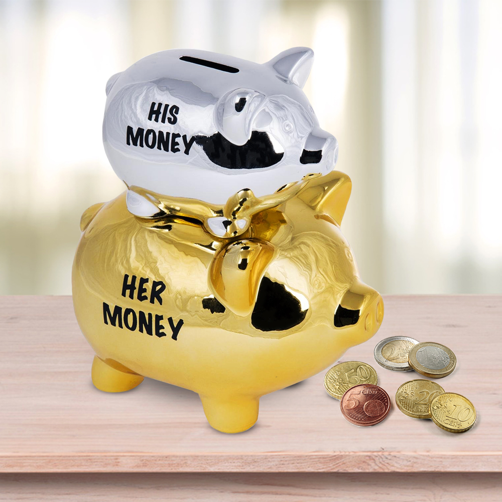 Sparschwein für Paare - His Money / Her Money 3523