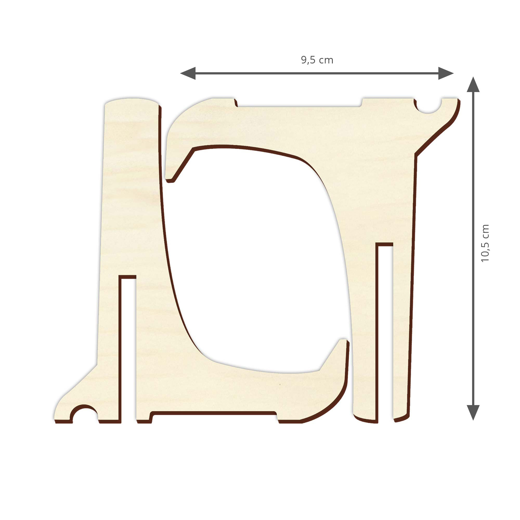 Holzständer für Baumscheiben - Displayständer als Aufsteller