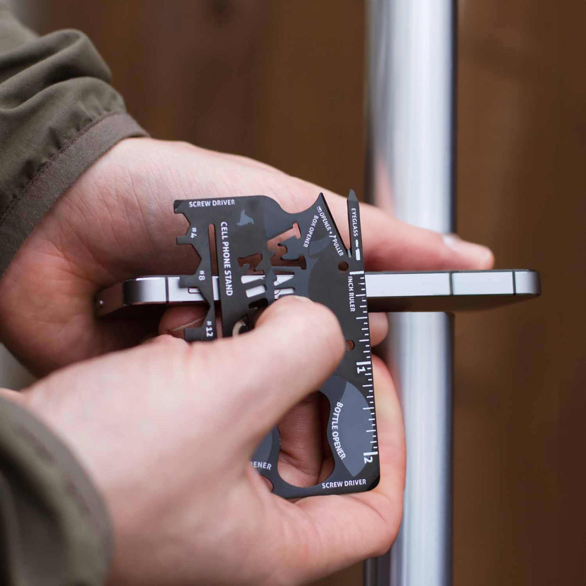 Geldbeutel Multifunktionswerkzeug 18in1 Geldbeutel Multifunktionswerkzeug 18in1