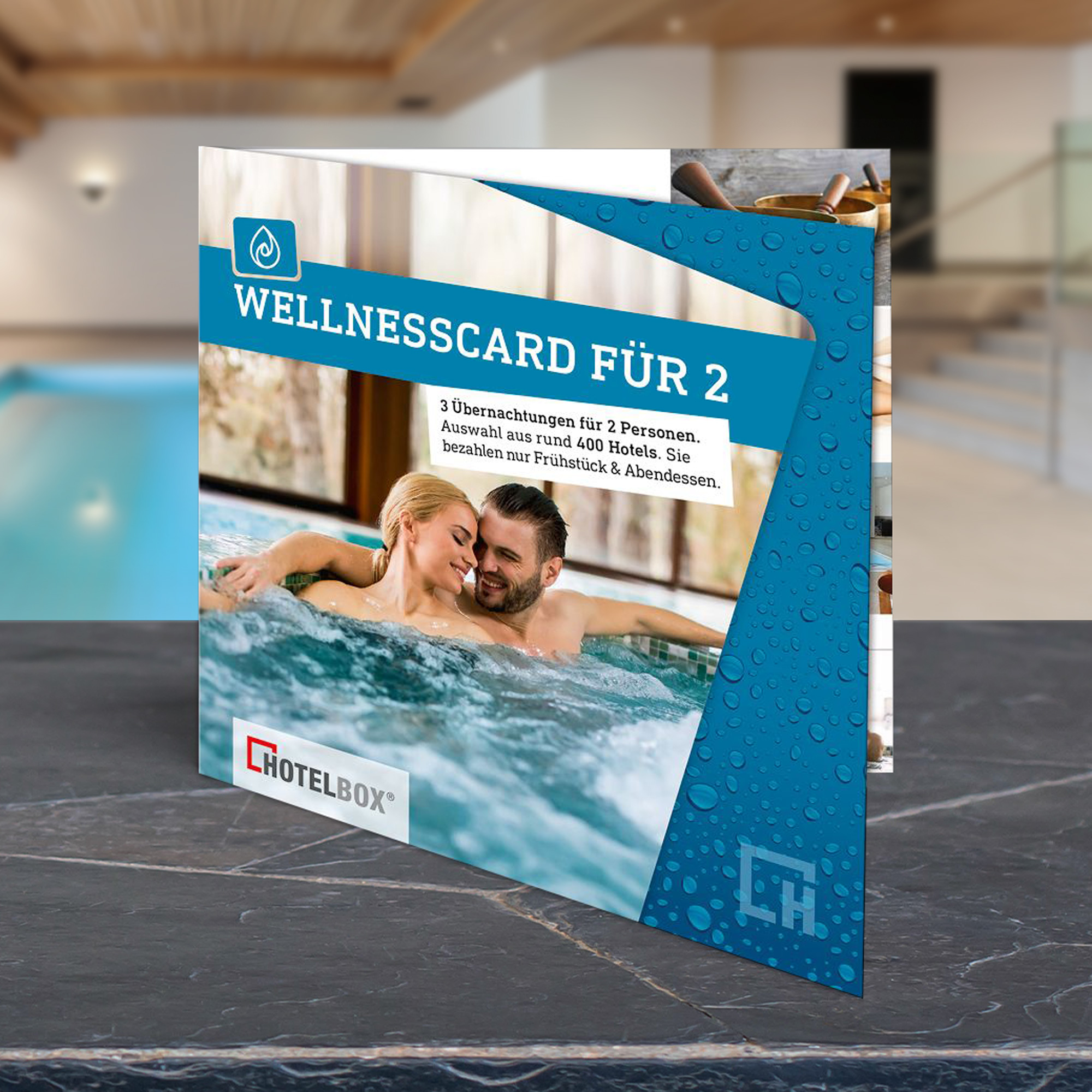 Wellness Kurzurlaub für Zwei - Hotelgutschein Card Wellness Kurzurlaub für Zwei - Hotelgutschein Card