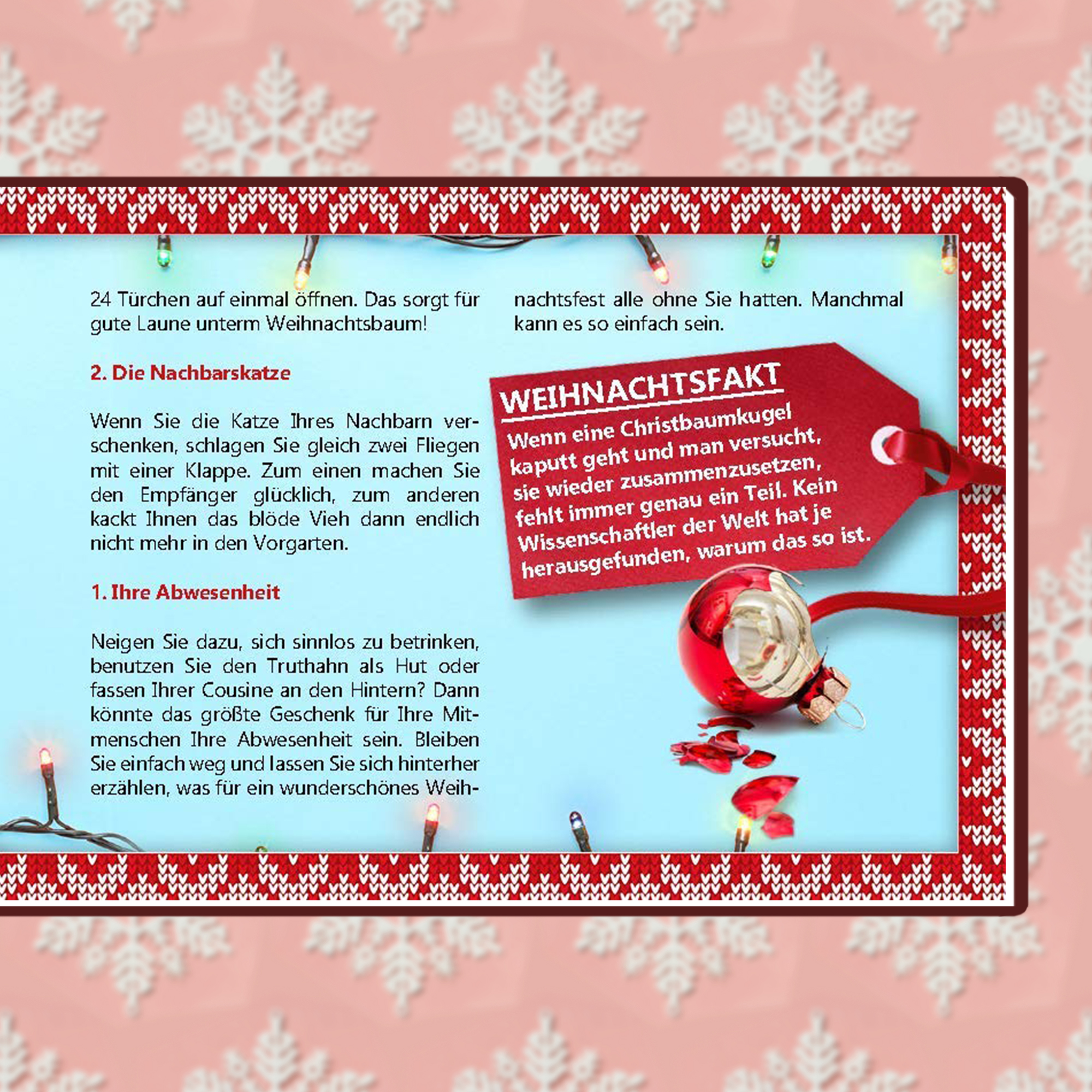 Der Postillon Adventskalender & Mittelfinger Tasse im Set 4006 - 3