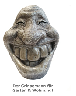 Deko Steinfigur - Smiley 0665 - 2