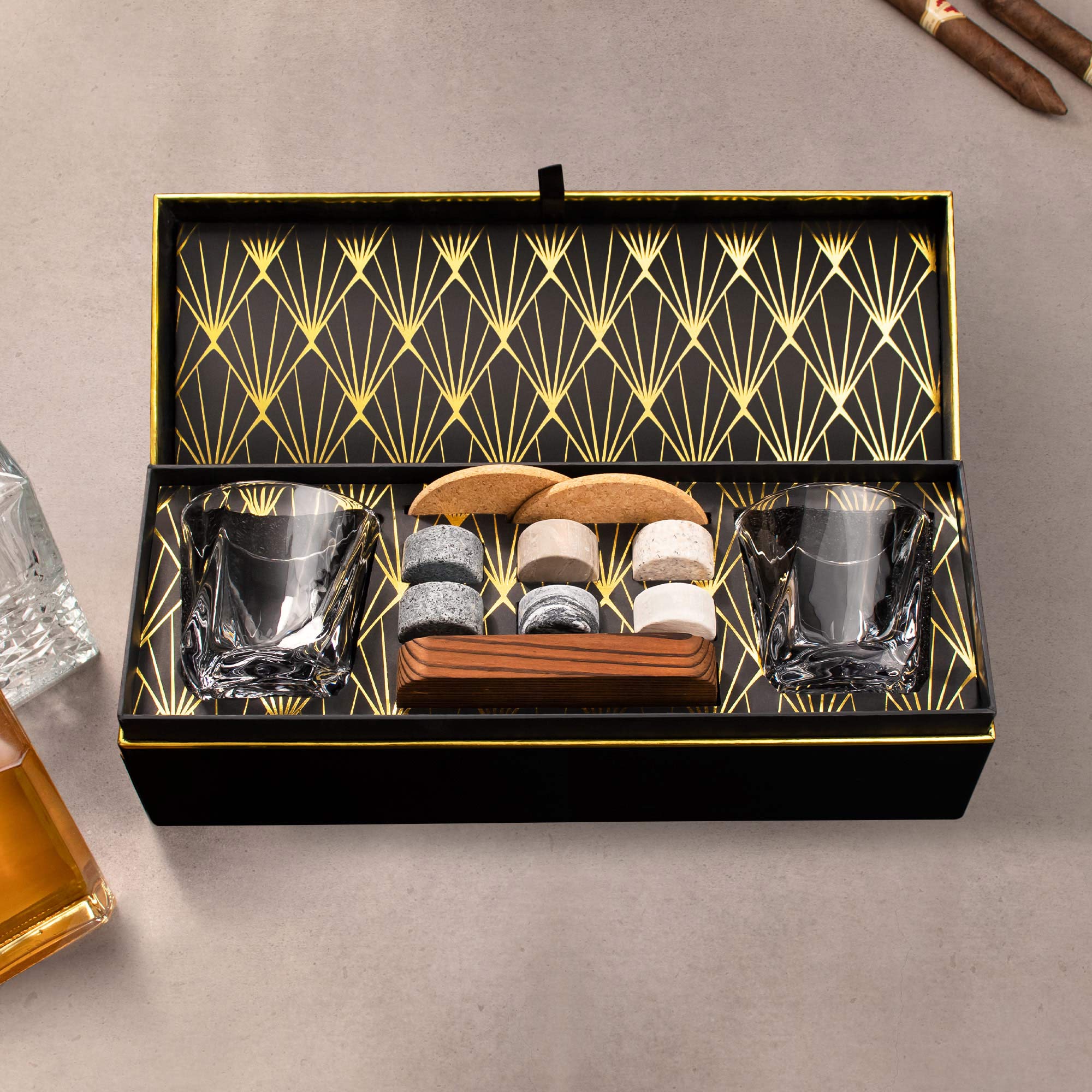 Whisky Set in edler Geschenkbox zum 40. Geburtstag 0021-0002-DE-0004 - 6