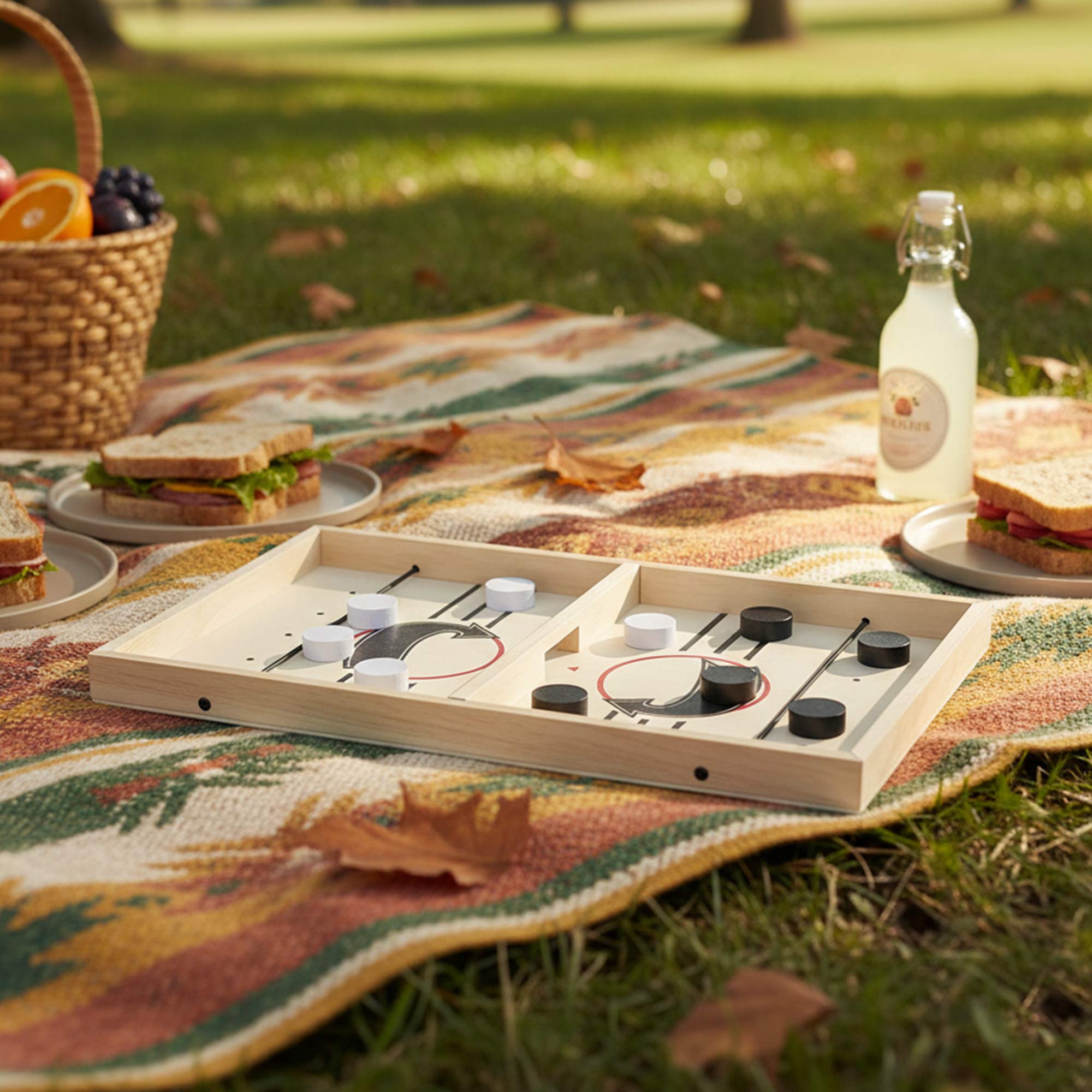 Sling Puck Tischspiel aus Holz