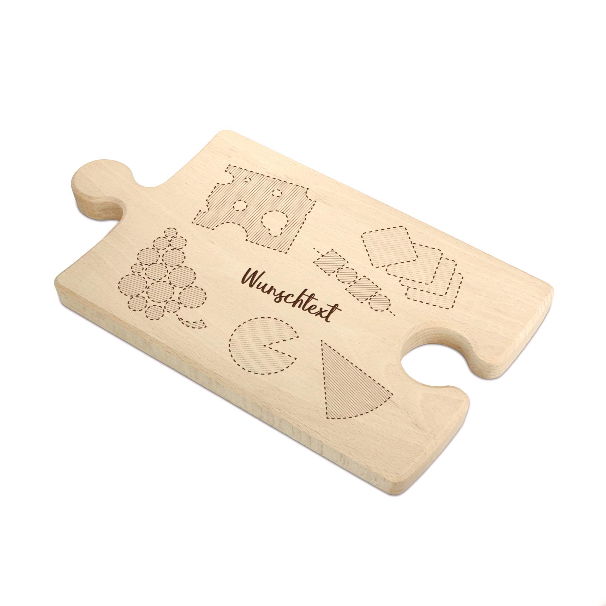 Personalisiertes Puzzle Brettchen - Käse