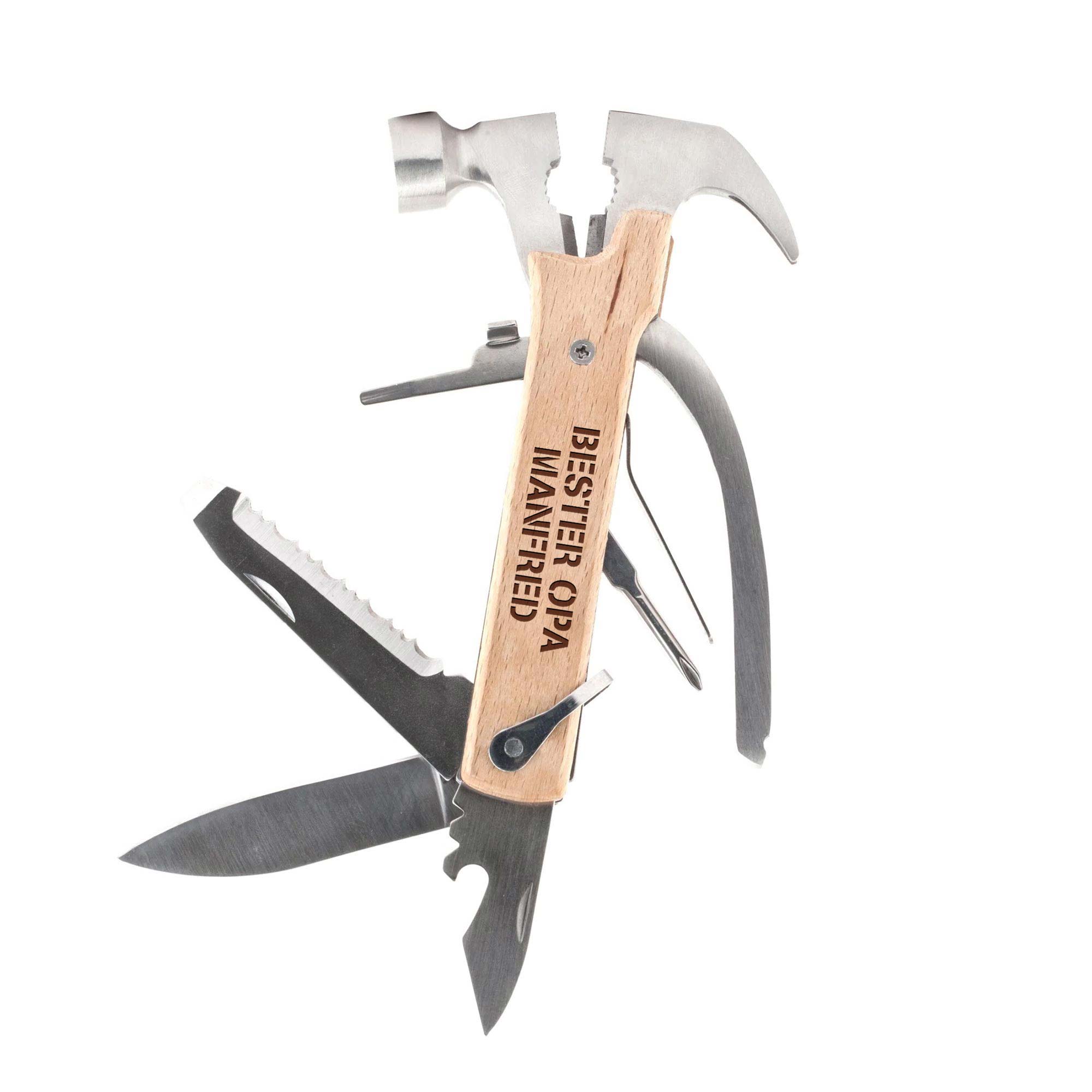 Holz Hammer Multifunktionswerkzeug - Bester Opa Holz Hammer Multifunktionswerkzeug - Bester Opa