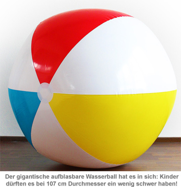 Riesen Wasserball - 107 cm 2155 - 1