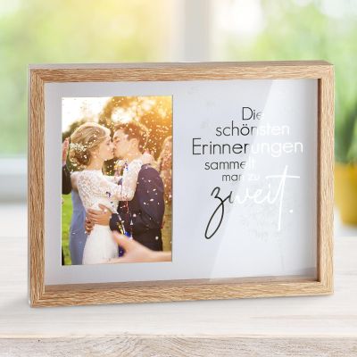 Romantische Bilderrahmen Deko Bildschaurahmen mit Spruch